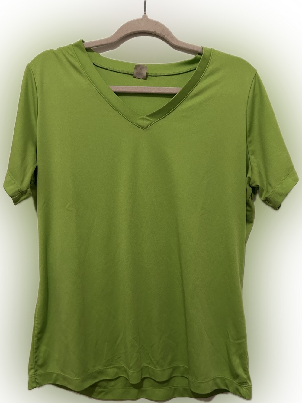 Women’s V-Neck Active Tee in Green - Lightweight Casual Top